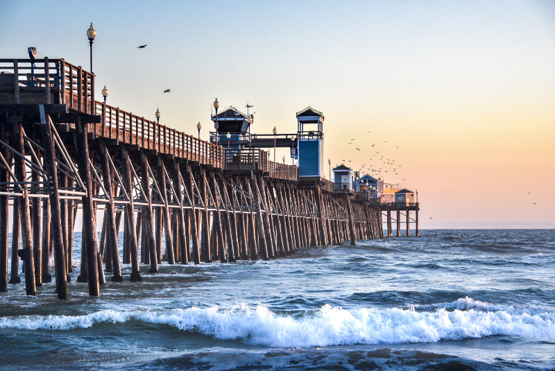 Oceanside Pier at Sunset 